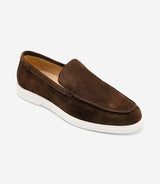 Tuscany Chocolate Suede Loafer Shoes