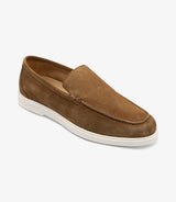 Tuscany Chestnut Suede Loafer Shoes