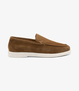 Tuscany Chestnut Suede Loafer Shoes