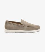Tuscany Stone Suede Loafer Shoes