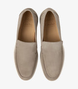 Tuscany Stone Suede Loafer Shoes