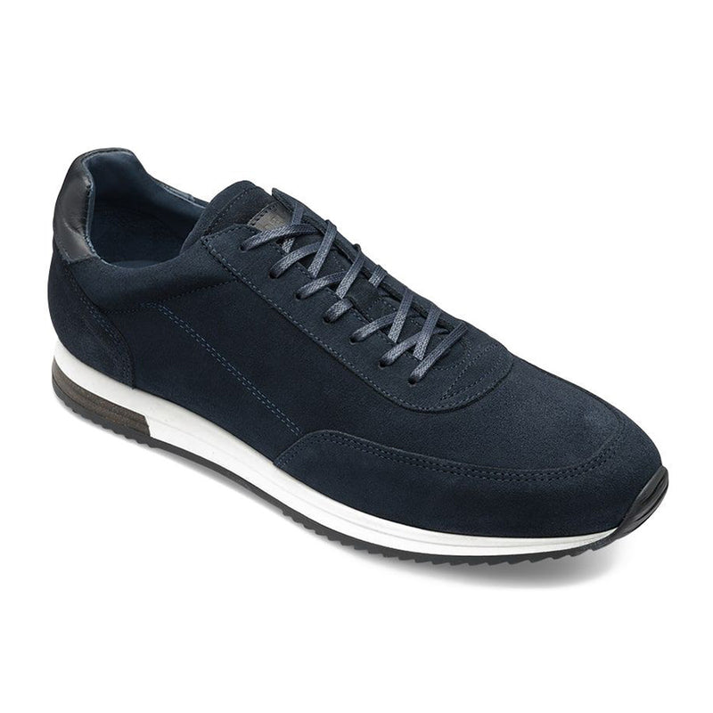 Trainer Bannister Navy Suede