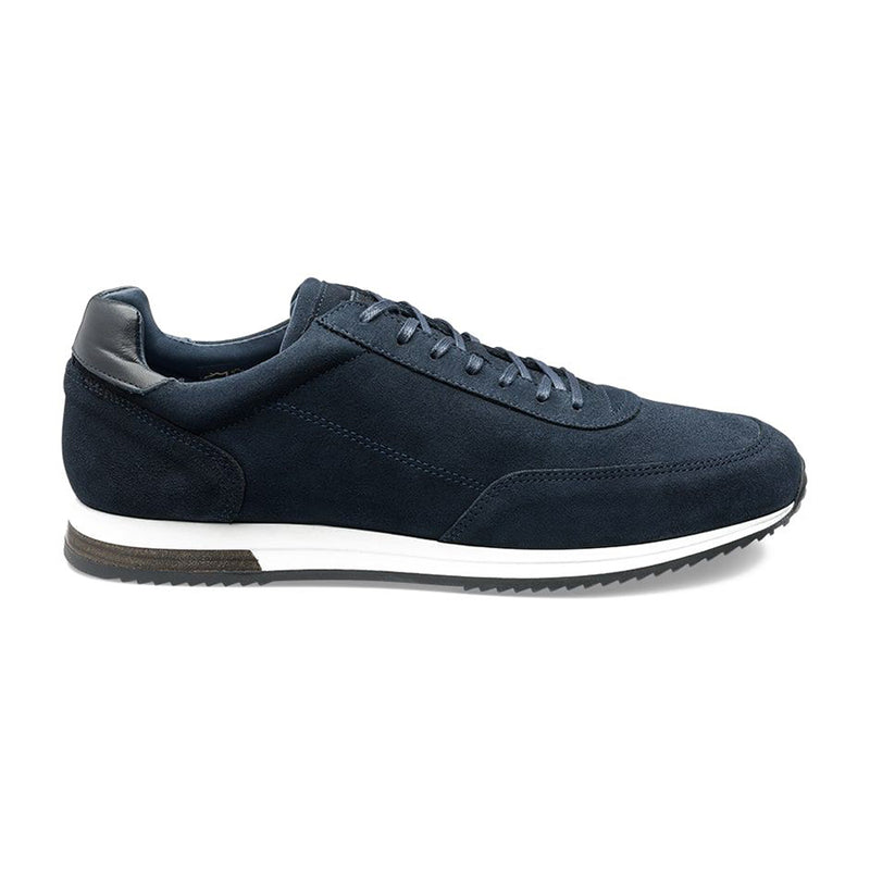 Trainer Bannister Navy Suede