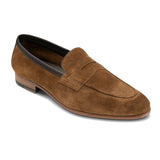 Daroa Tan Suede Loafer Shoes