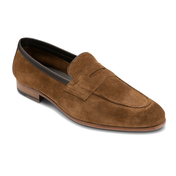 Pantofi Loafer Darwin Tan Suede