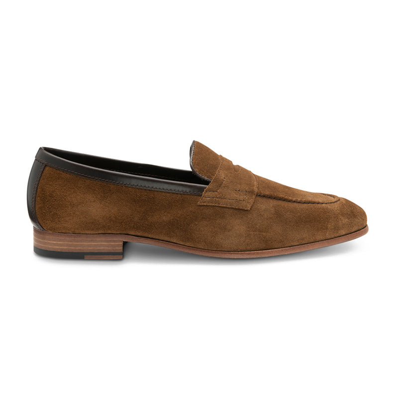 Pantofi Loafer Darwin Tan Suede