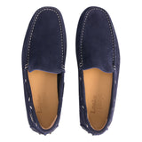 Navy Donington Leather Shoes