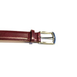 Henry burgundy leather belt