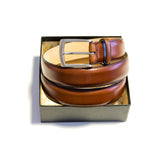 Henry brown leather belt
