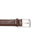 Curea de piele maro inchis Henry