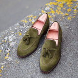 Loafer Lincoln Olive Suede Shoes