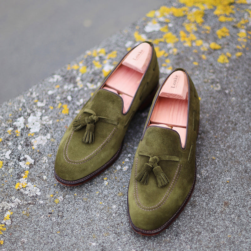 Pantofi Loafer Lincoln Olive Suede