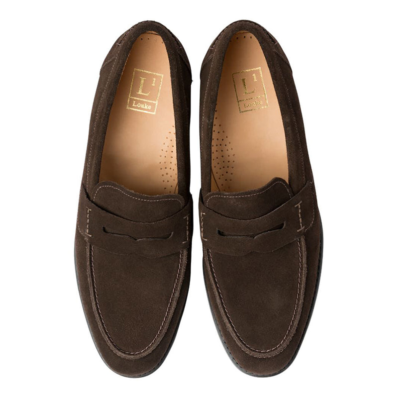 Pantofi Loafer 356 Dark Brown Suede