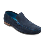 Nicholson Navy Suede Loafer Shoes