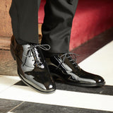 Pantofi Patent Black