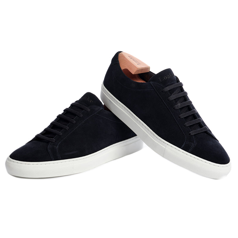 Sneaker Sprint Piele Intoarsa Navy