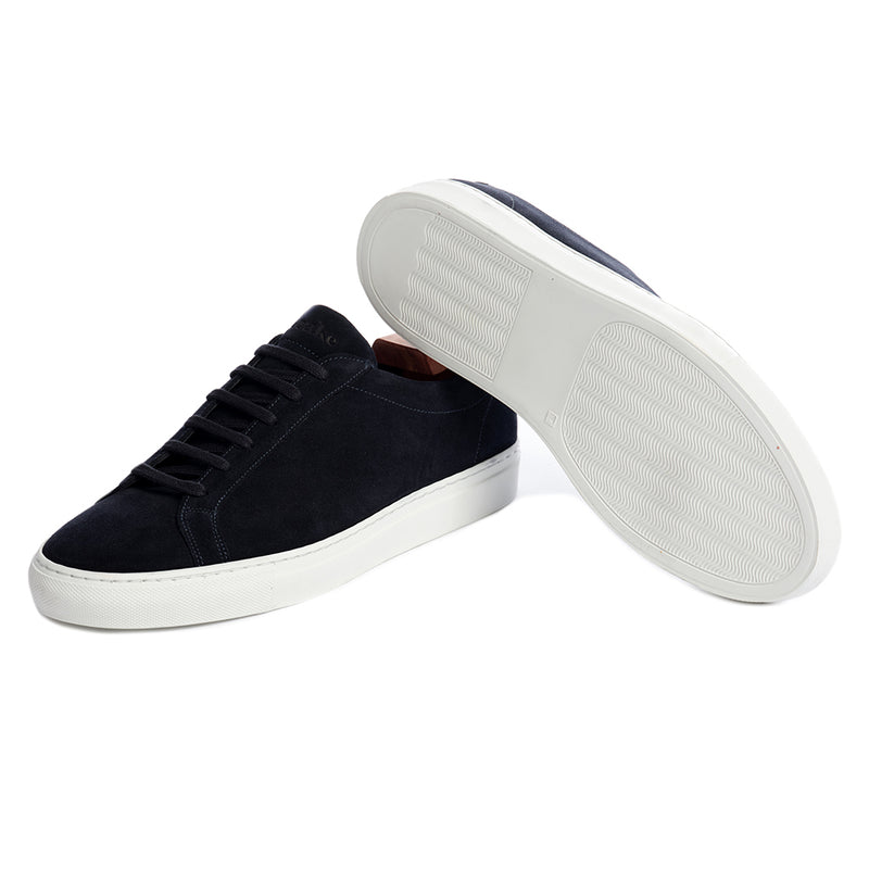 Sneaker Sprint Piele Intoarsa Navy
